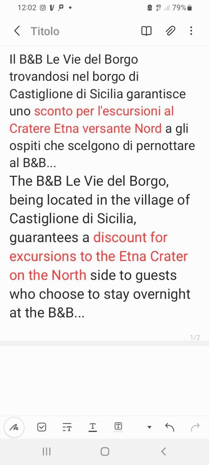 B&B Le Vie Del Borgo 卡迪里翁西塞尔 外观 照片